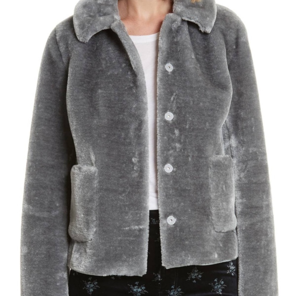 Rebecca Taylor Faux Fur Jacket